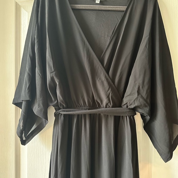 Black Baltic Born chiffon dress - Picture 3 of 10